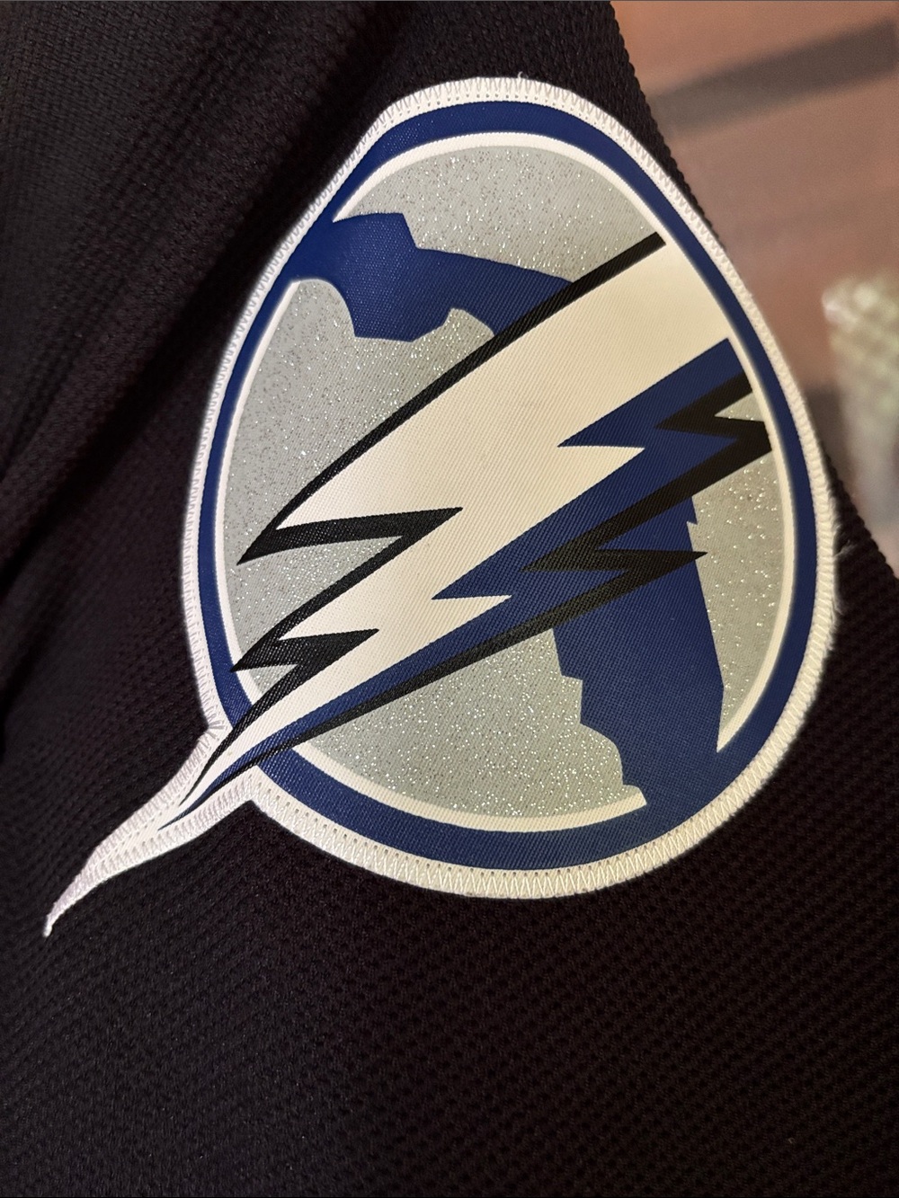 Reebok Tampa Bay Lightning Black and Blue NHL Jersey - Picture 5 of 6